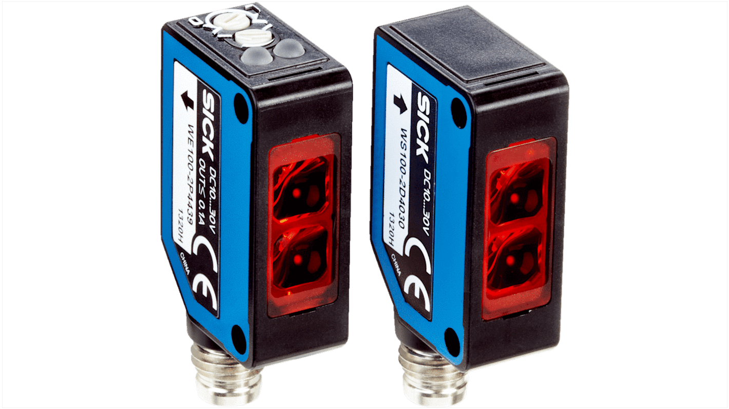 Sick Through Beam Photoelectric Sensor, Rectangular Sensor, 33 m Detection Range