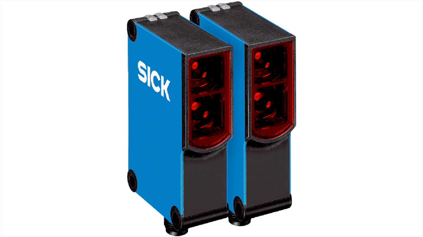 Sick Through Beam Photoelectric Sensor, Rectangular Sensor, 35 m Detection Range