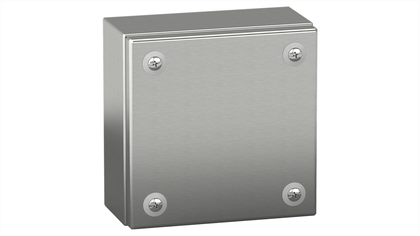 Schneider Electric PanelSeT SBX Series Stainless Steel Wall Box, IP66, 150 mm x 150 mm x 80mm