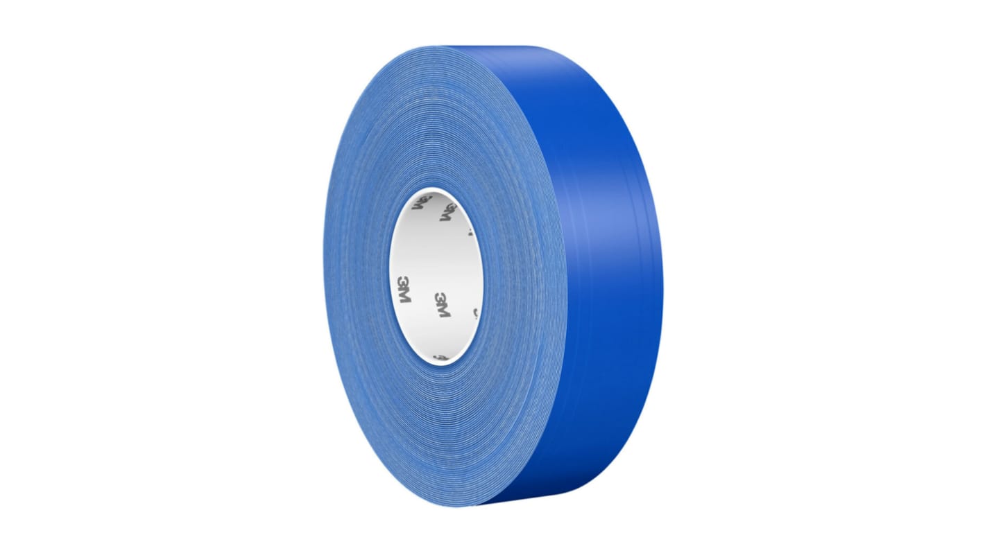 3M 971 Vinyl Bodenmakierung Blau Typ Klebeband für Fußböden, Stärke 0.43mm, 2Zoll x 1296Zoll