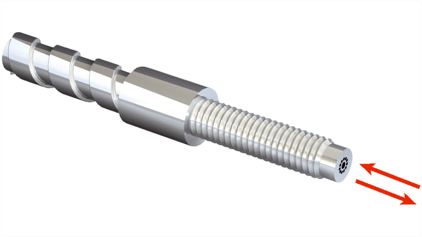 Sick LWL-Sensor 420 mm M3 8 ms Sichtbar Rot