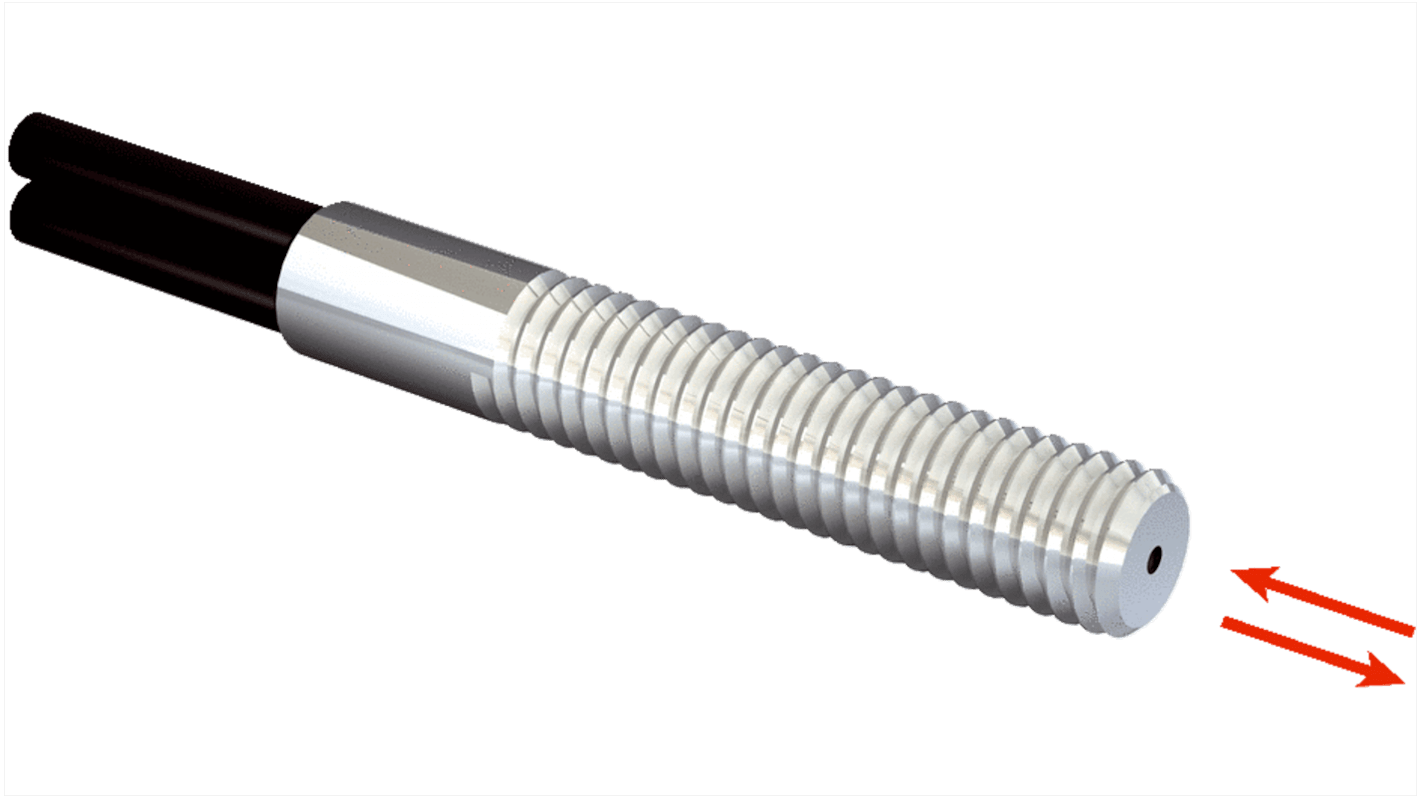 Sensor de fibra óptica de plástico Sick, alcance 500 mm