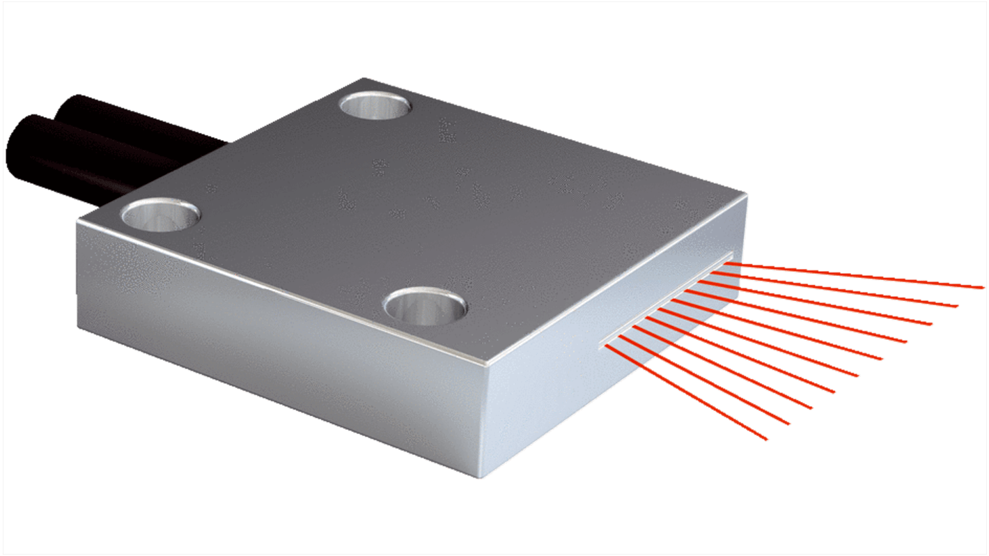 Sensor de fibra óptica de plástico Sick, alcance 670 mm