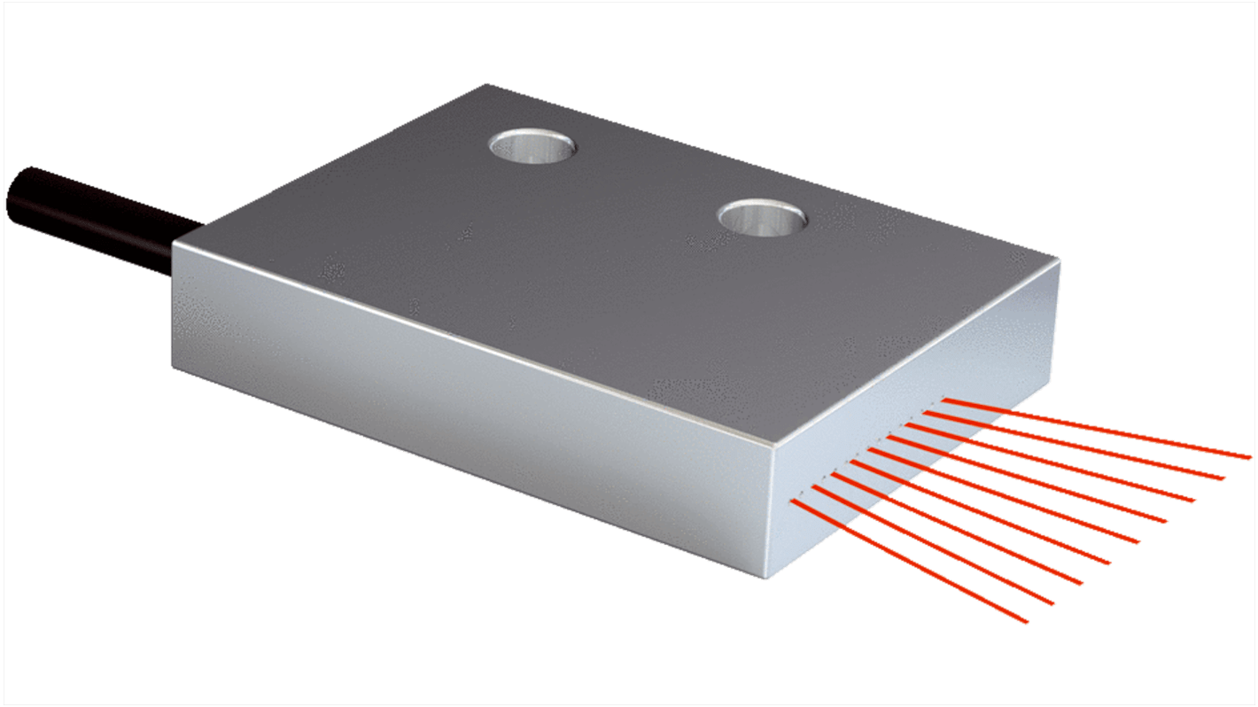 Sensor de fibra óptica de plástico Sick, alcance 3500 mm, 3600 mm