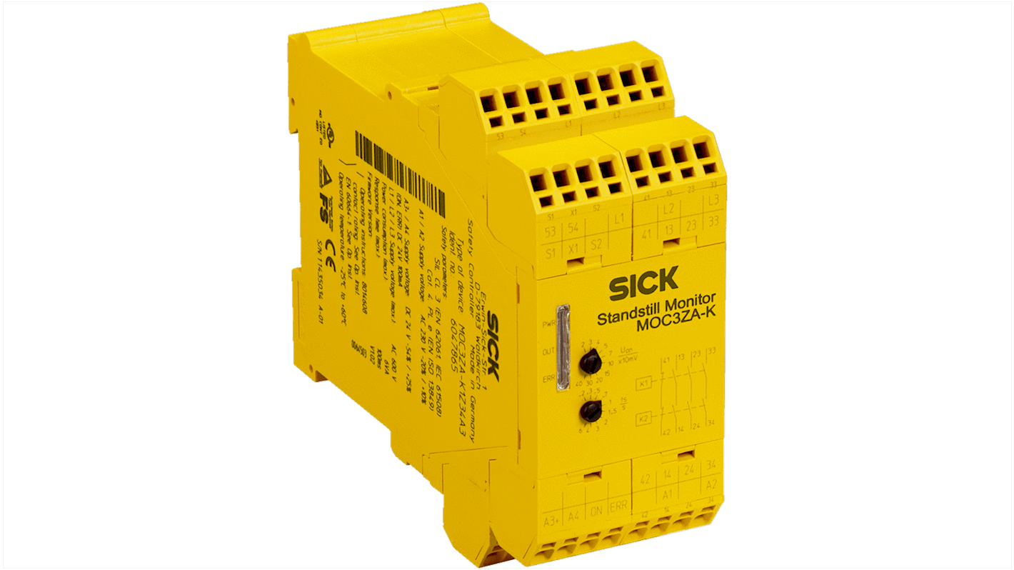 Sick MOC3ZA Series Safety Controller, 4 Safety Outputs, 230 V