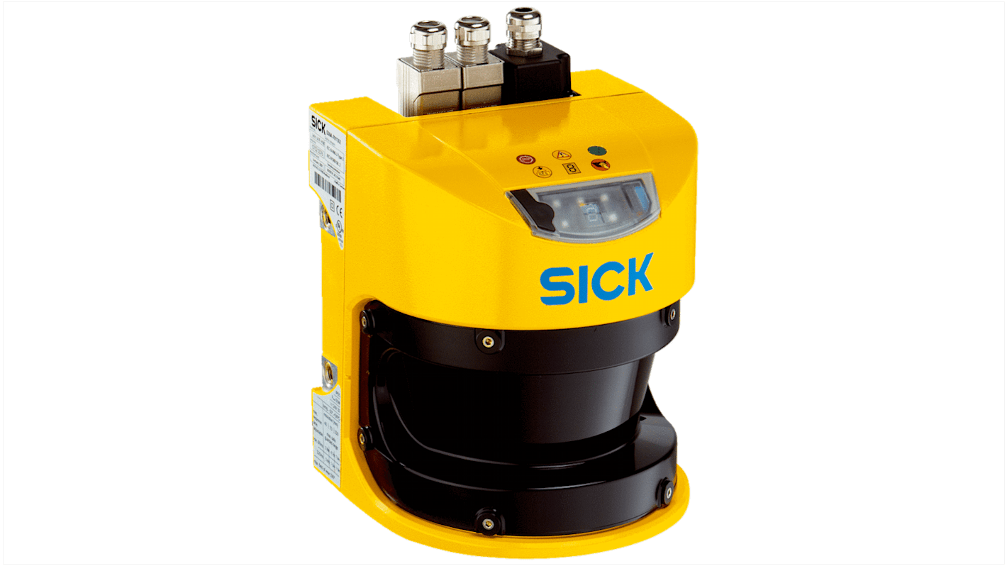 Escáner láser Sick S30A-4111CL, Escáner láser de seguridad, 49m, 905nm, 60 ms, Conductor de fibra óptica, 155 x 185 x