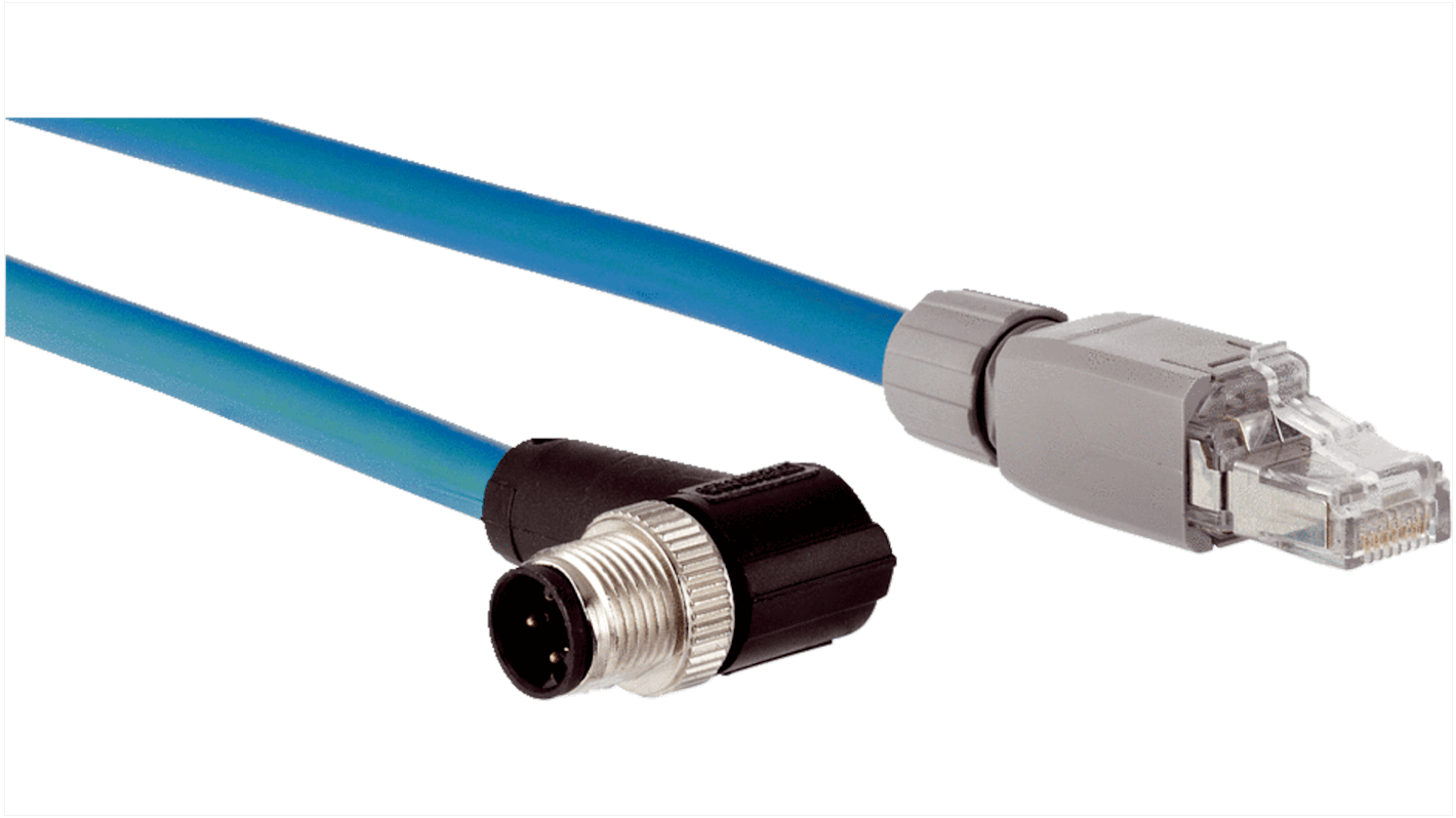 Kabel Ethernet Cat5 długość 30m Z zakończeniem Sick PVC średnica 6.5mm