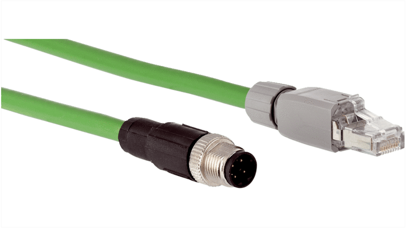 Kabel Ethernet Cat5 długość 10m Z zakończeniem Sick Poliuretan średnica 6.5mm