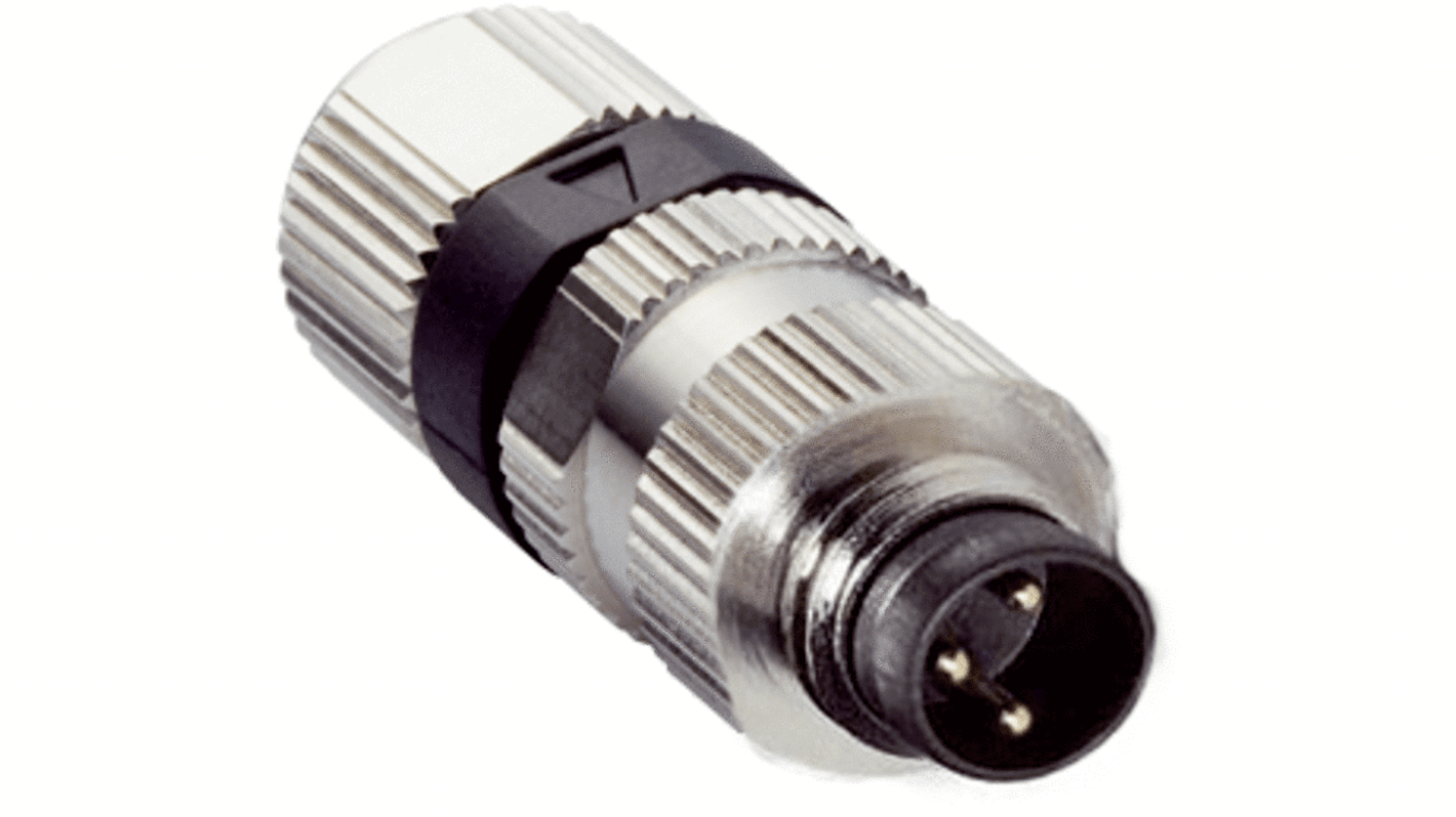 Sick Connector, M8 Connector, Plug, Male, IP68, STE Series
