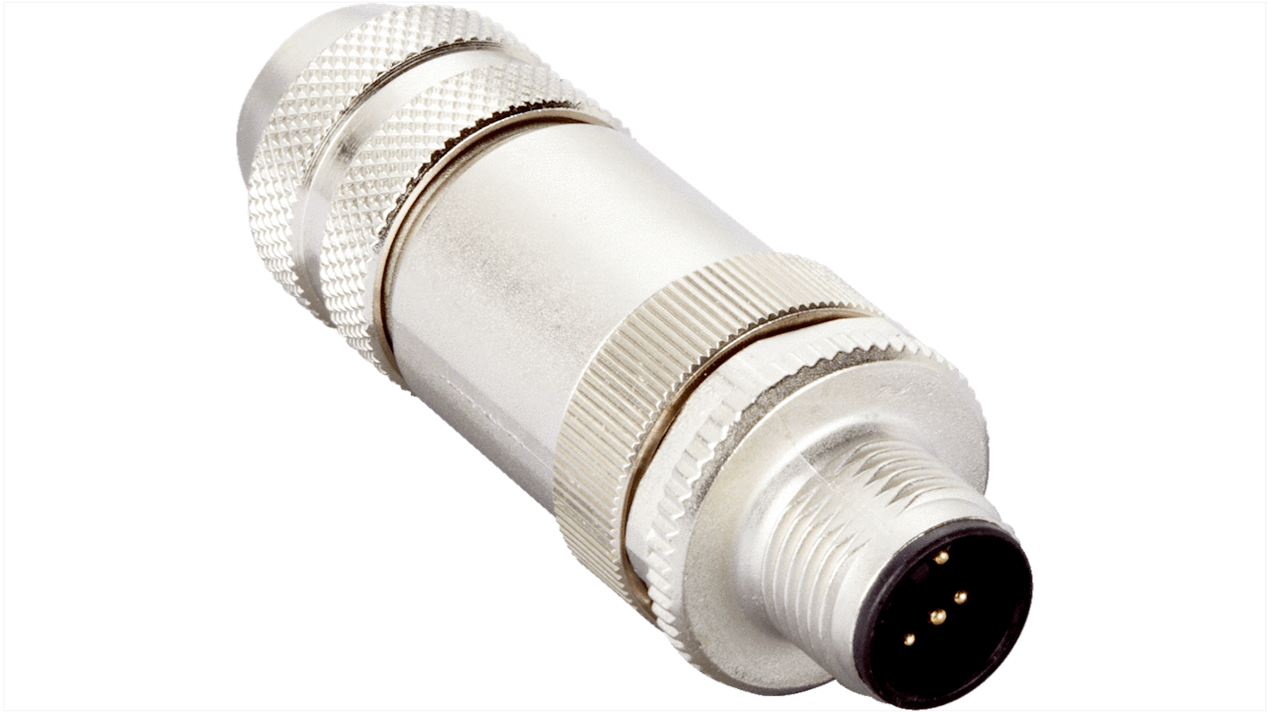 Sick Connector, Screw, M12 Connector, Plug, Male, IP67, STE Series