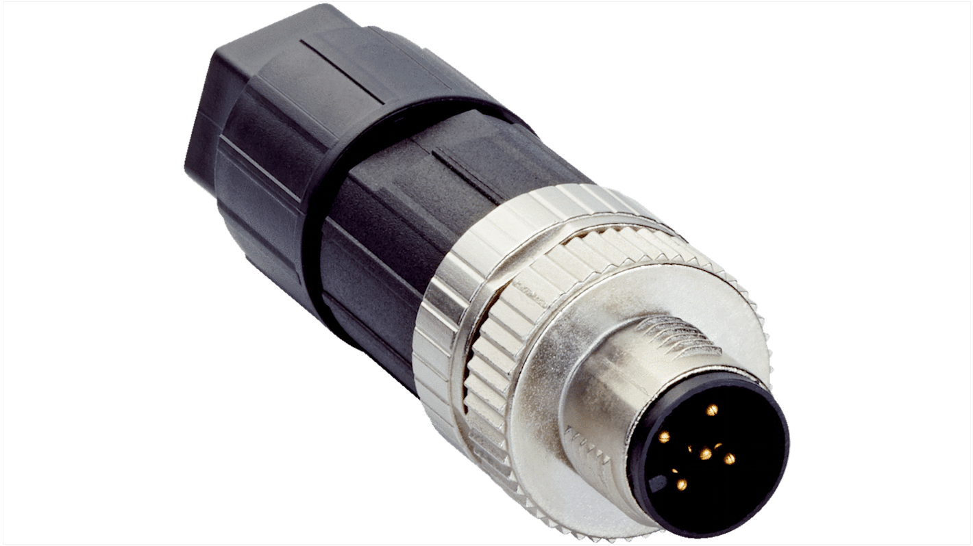Sick Connector, M12 Connector, Plug, Male, IP67, STE Series