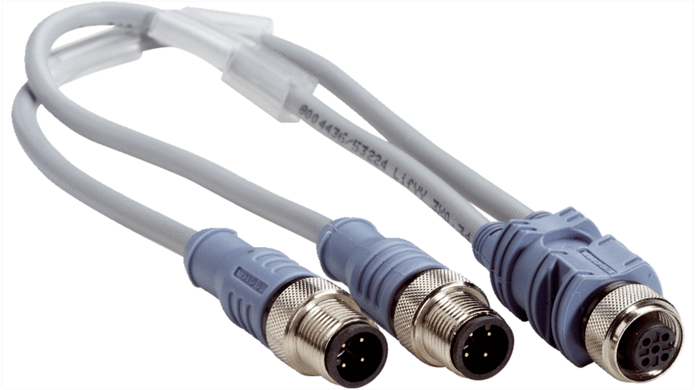 Sick Connector, Screw, M12 Connector, Plug, Female, IP67, SYL Series