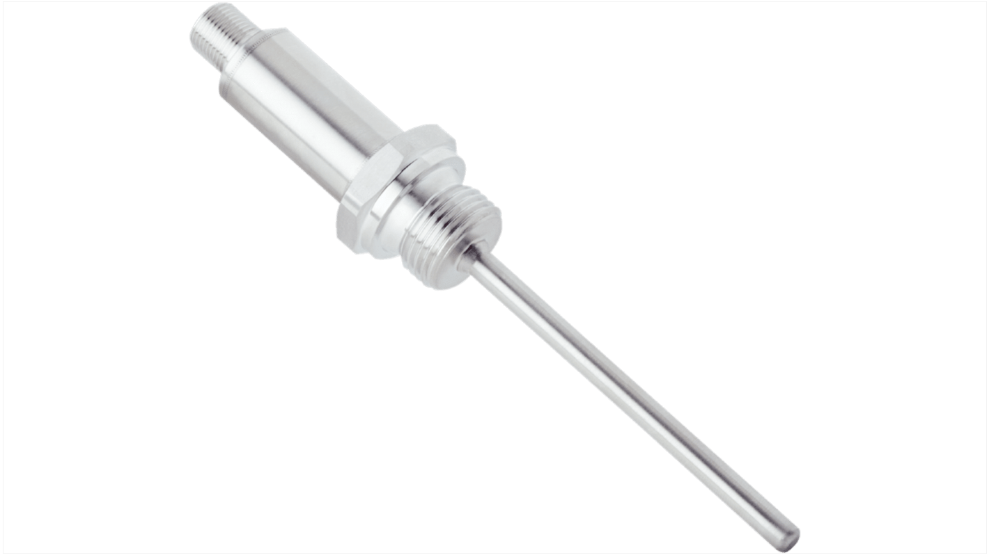 Sick PT100 RTD Sensor, 6mm Dia, 350mm Long, 2 Wire, NPT 1/2, = ± 1.0 % +150°C Max