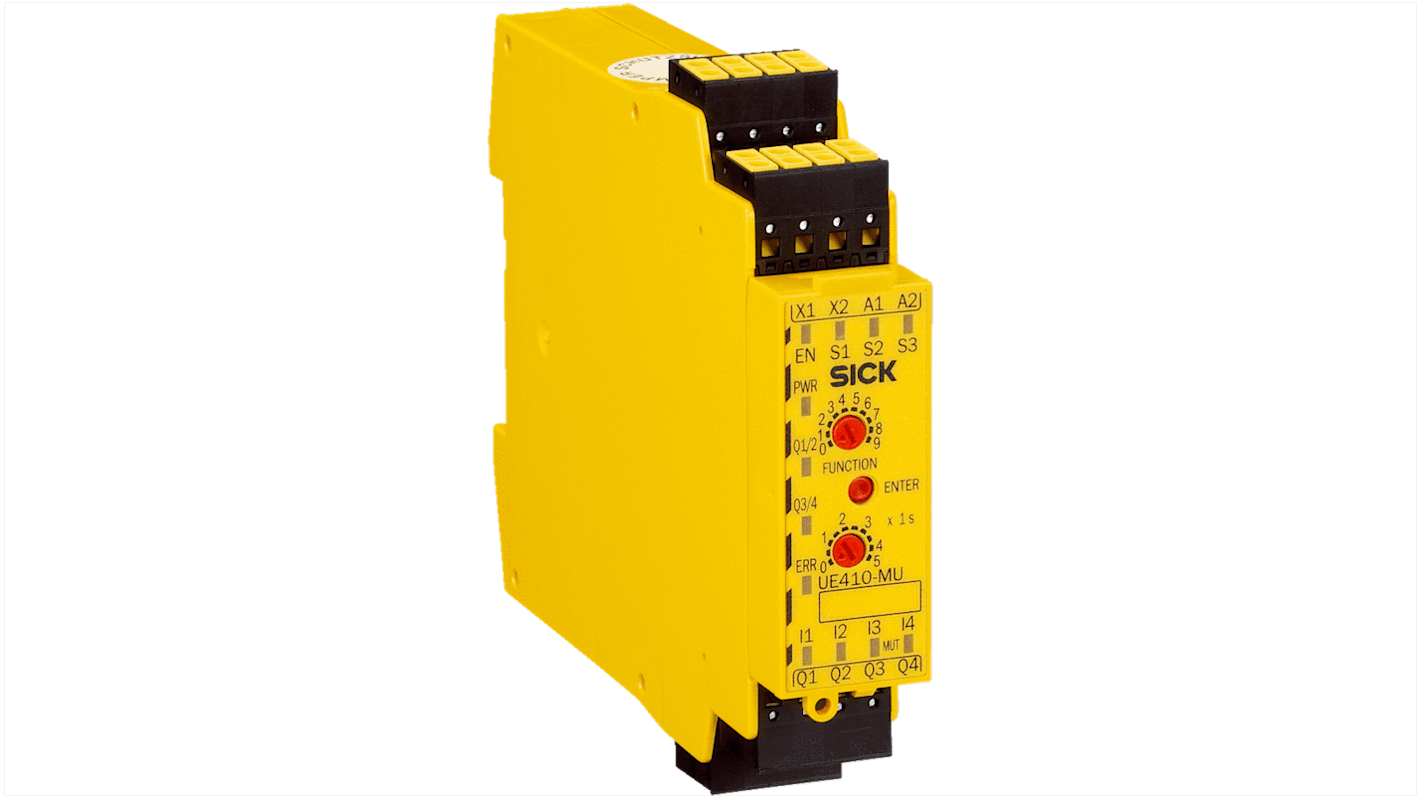 Controlador de seguridad Sick UE410, 4 E/4 S, cat. seguridad 4, SIL 3