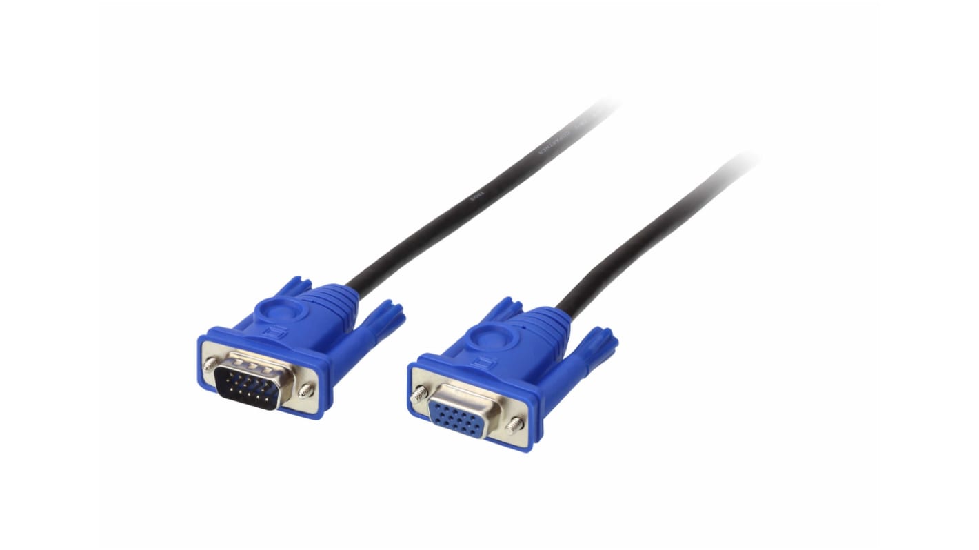 Cable VGA Aten, con. A: VGA macho, con. B: VGA hembra, long. 3m