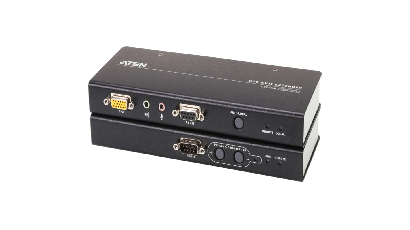 Aten KVM-Extender Typ VGA 19 Anschlüsse USB CAT 5e