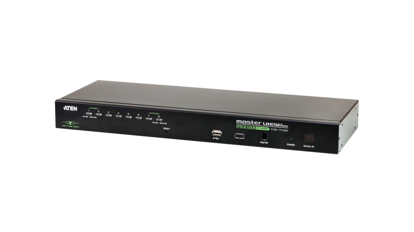 Aten 8 Port USB KVM Switch, 2048 x 1536 Maximum Resolution