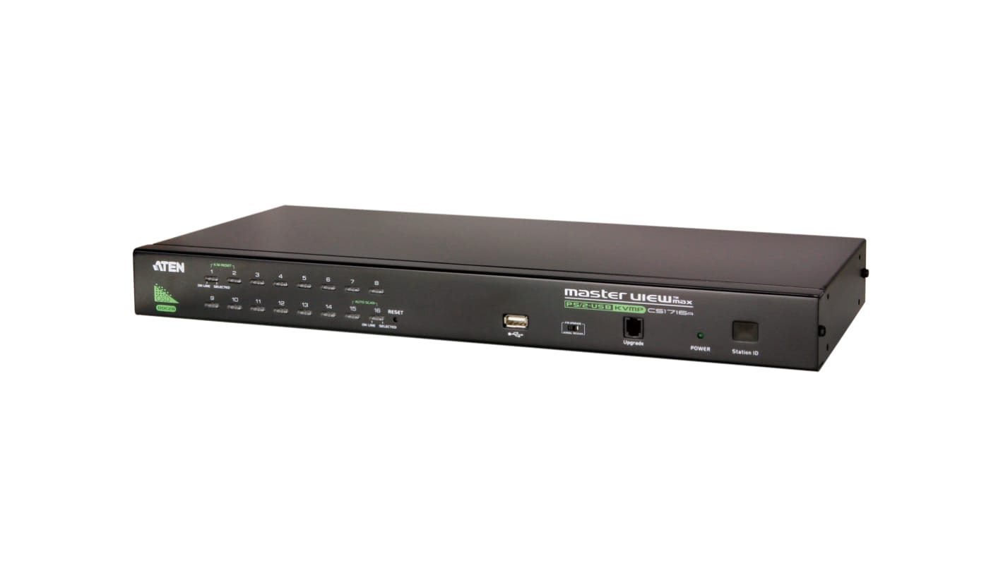 Aten 16 Port USB KVM Switch, 2048 x 1536 Maximum Resolution