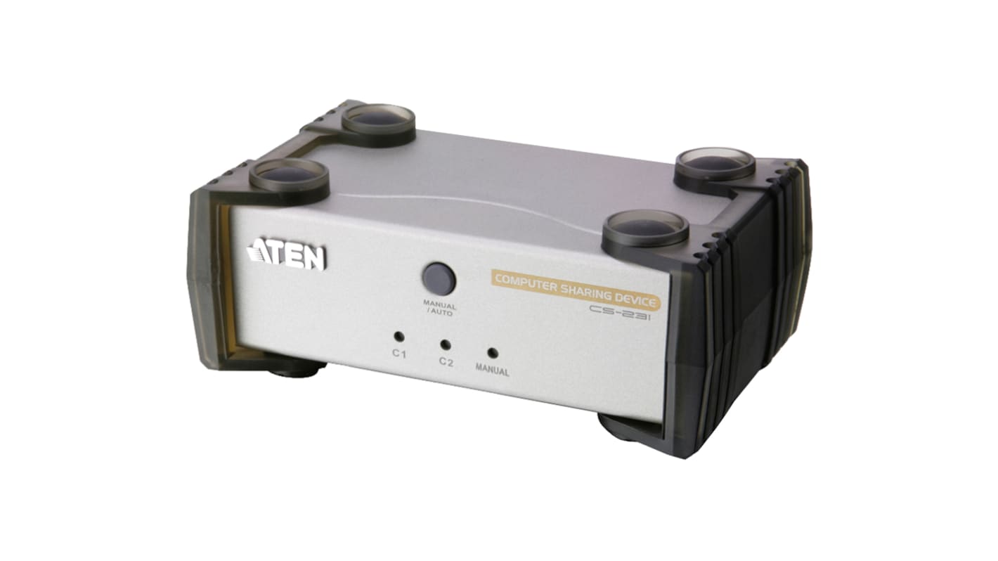 Switch KVM Aten, 2 puertos USB VGA