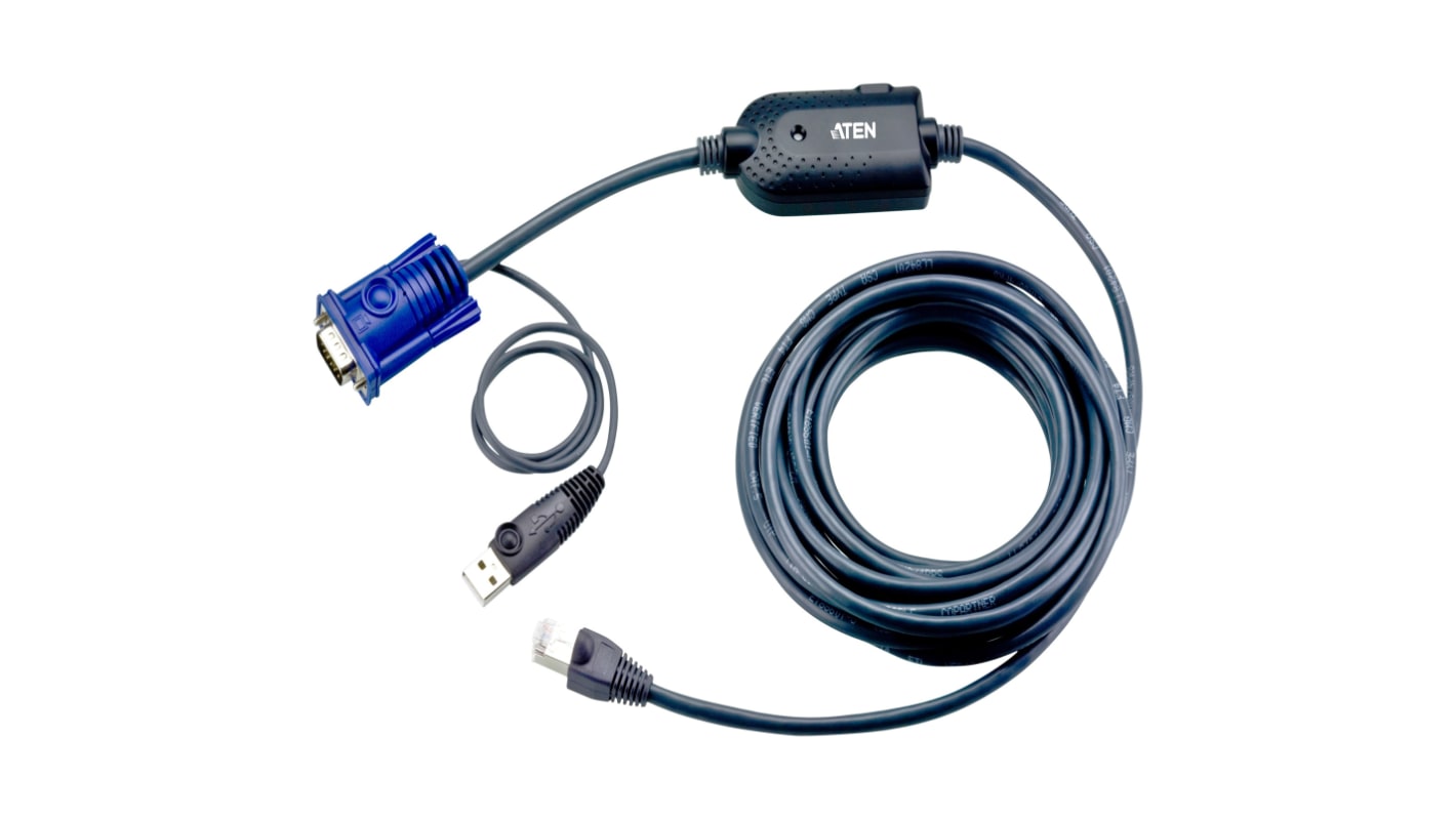 Aten USB A to VGA Adapter, 1 Supported Display(s) - 1600 x 1200