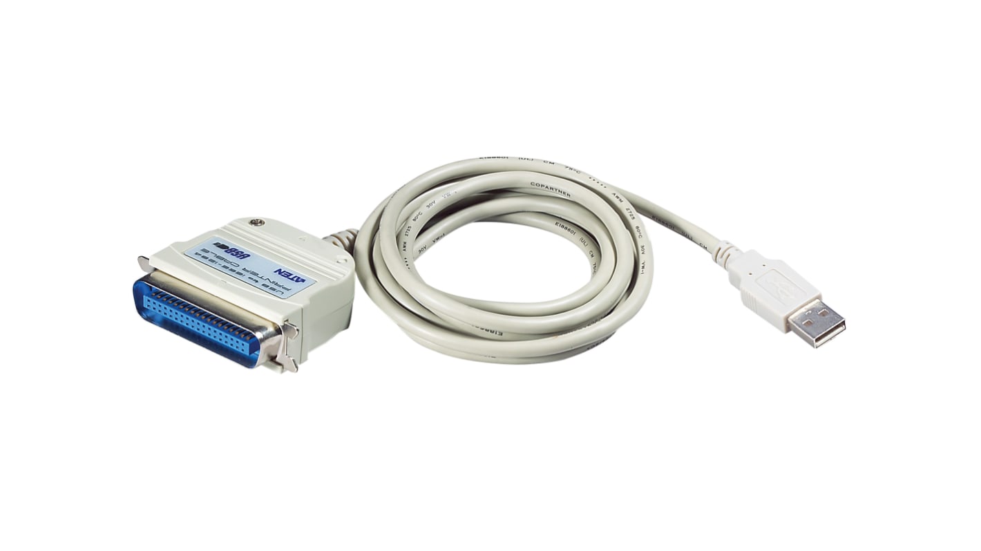 Aten Adapter, A: USB A, B: IEEE 1284