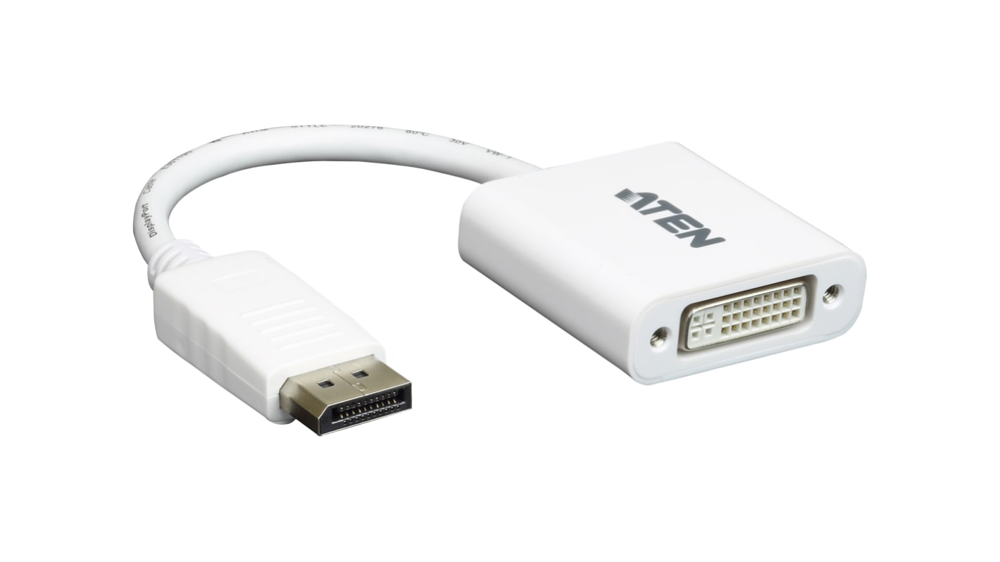 Aten Adapter 1920 x 1080, Ausgänge:1, In:DisplayPort, Out:DVI