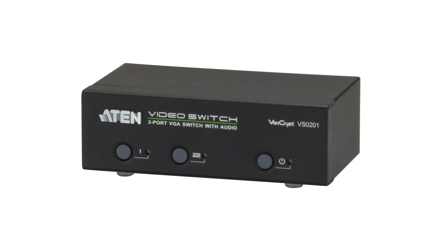 Aten 2 Port 2 Input 1 Output HDBase T Switch 1920 x 1440