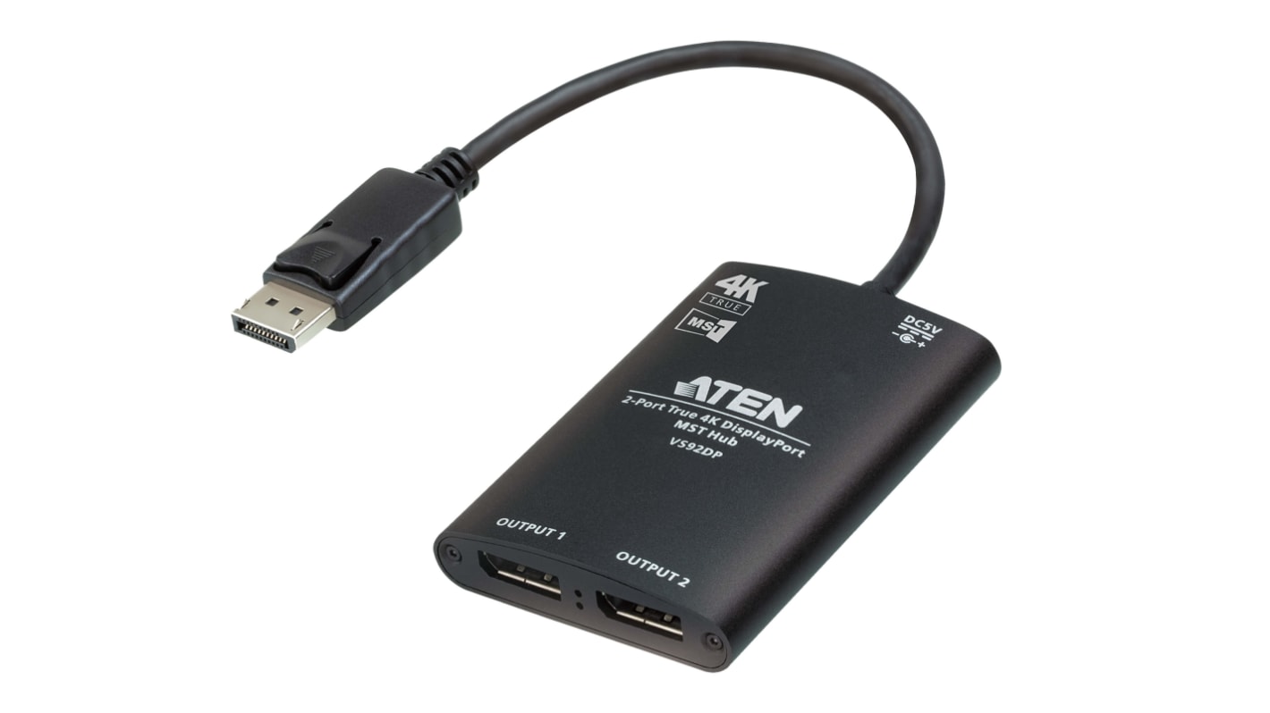 Aten 2 Port 1 Input 2 Output DisplayPort Splitter  - up to 4K