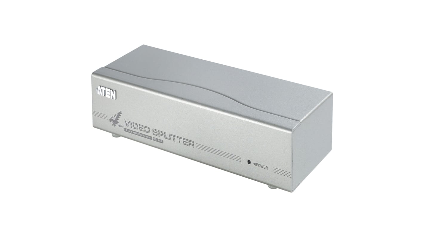 Aten VGA Splitter VGA 4-Port, 1920 x 1440 1 Videoeingänge 2 Videoausgänge