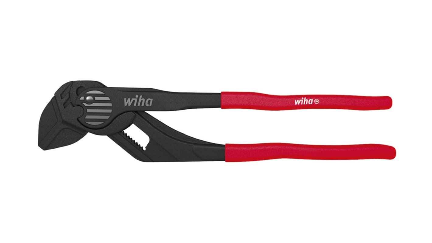 Wiha Z25025001 Plier Wrench, 250 mm Overall, Bent Tip, 46mm Jaw