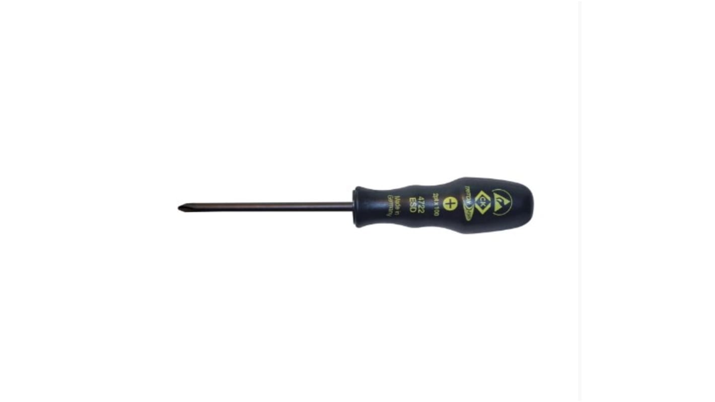 CK Phillips Electronic Screwdriver, PH2 Tip, 100 mm Blade, 200 mm Overall