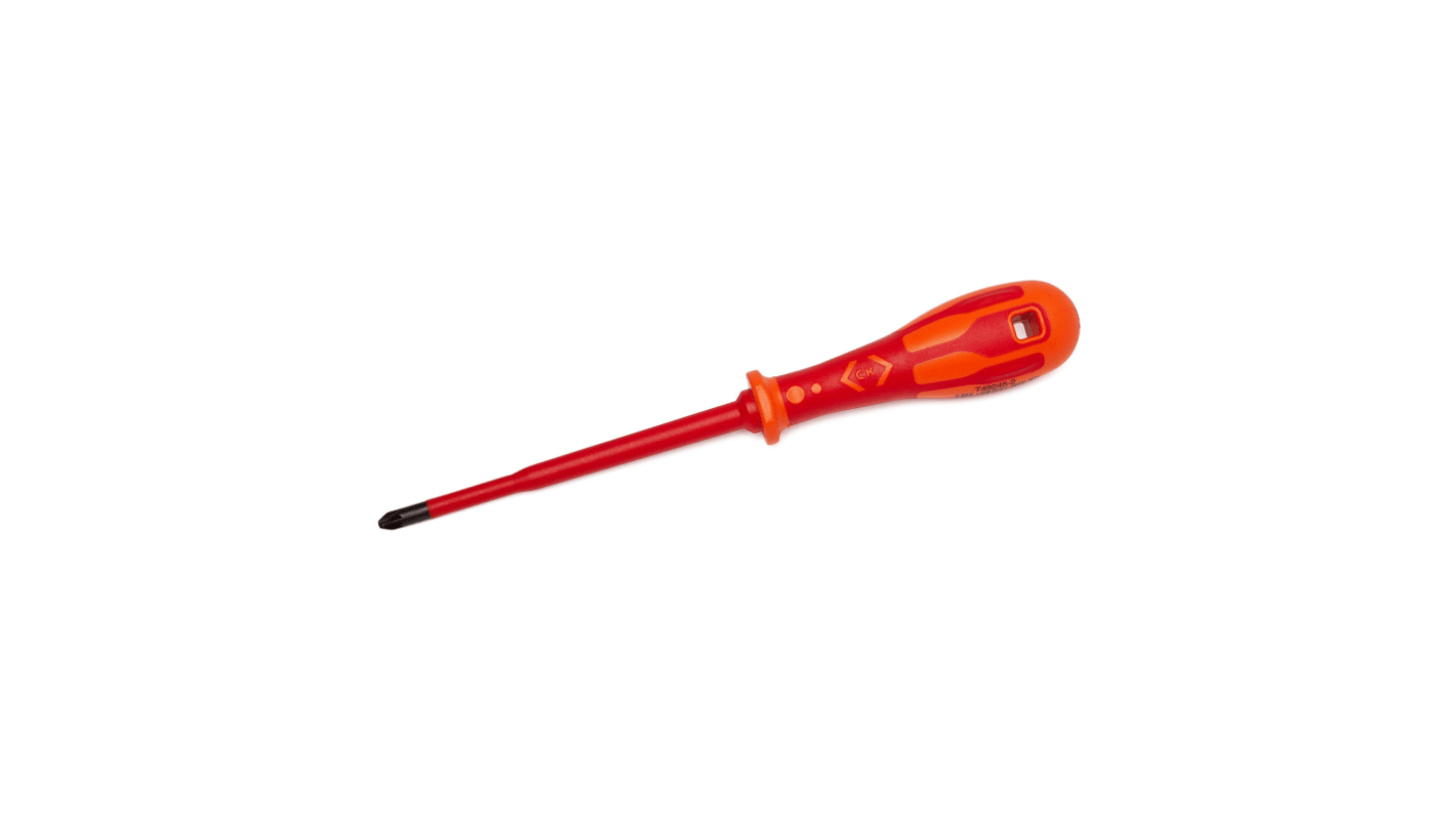 CK Modulo Insulated Screwdriver, SL-PH2 Tip, 125 mm Blade, VDE/1000V, 232 mm Overall