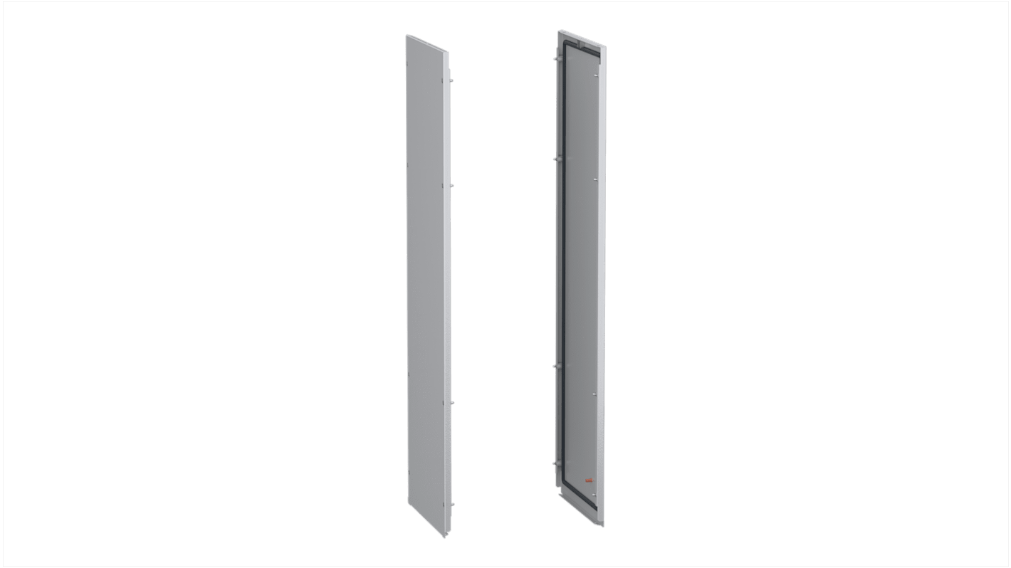 Schneider Electric PanelSeT SFN Accessoires Series RAL 7035 Grey Steel Side Panel, 1200mm H, 400mm W, for Use with