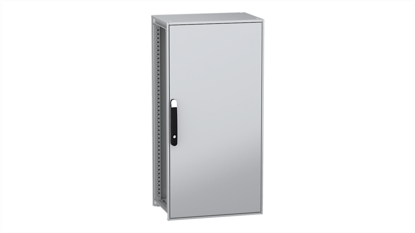 Schneider Electric PanelSeT SFN Series Galvanised Steel Single-Door-Door Floor Standing Enclosure, Plain Door Door,