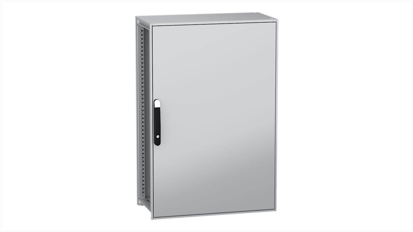 Schneider Electric PanelSeT SFN Series Galvanised Steel Single-Door-Door Floor Standing Enclosure, Plain Door Door,