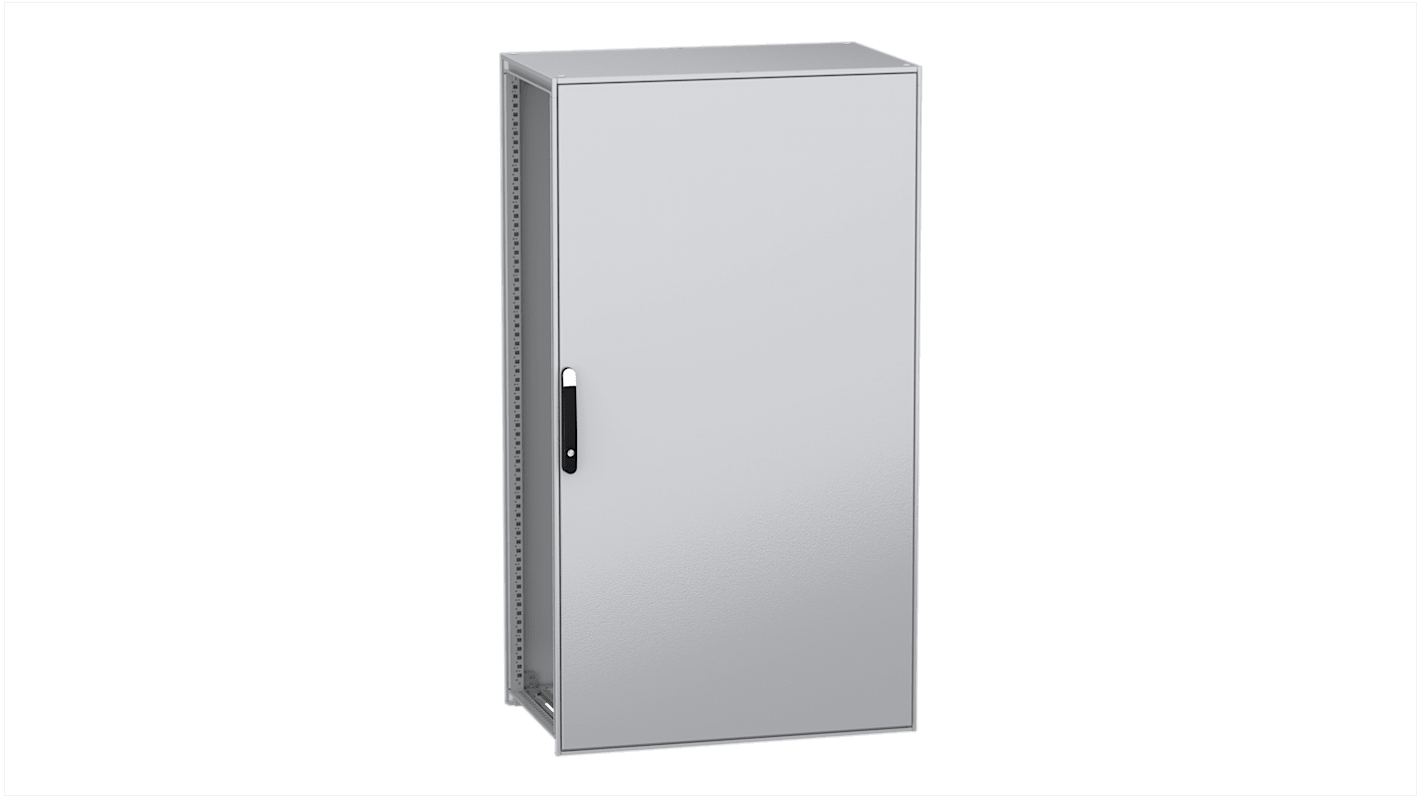 Schneider Electric PanelSeT SFN Series Galvanised Steel Single-Door-Door Floor Standing Enclosure, Plain Door Door,