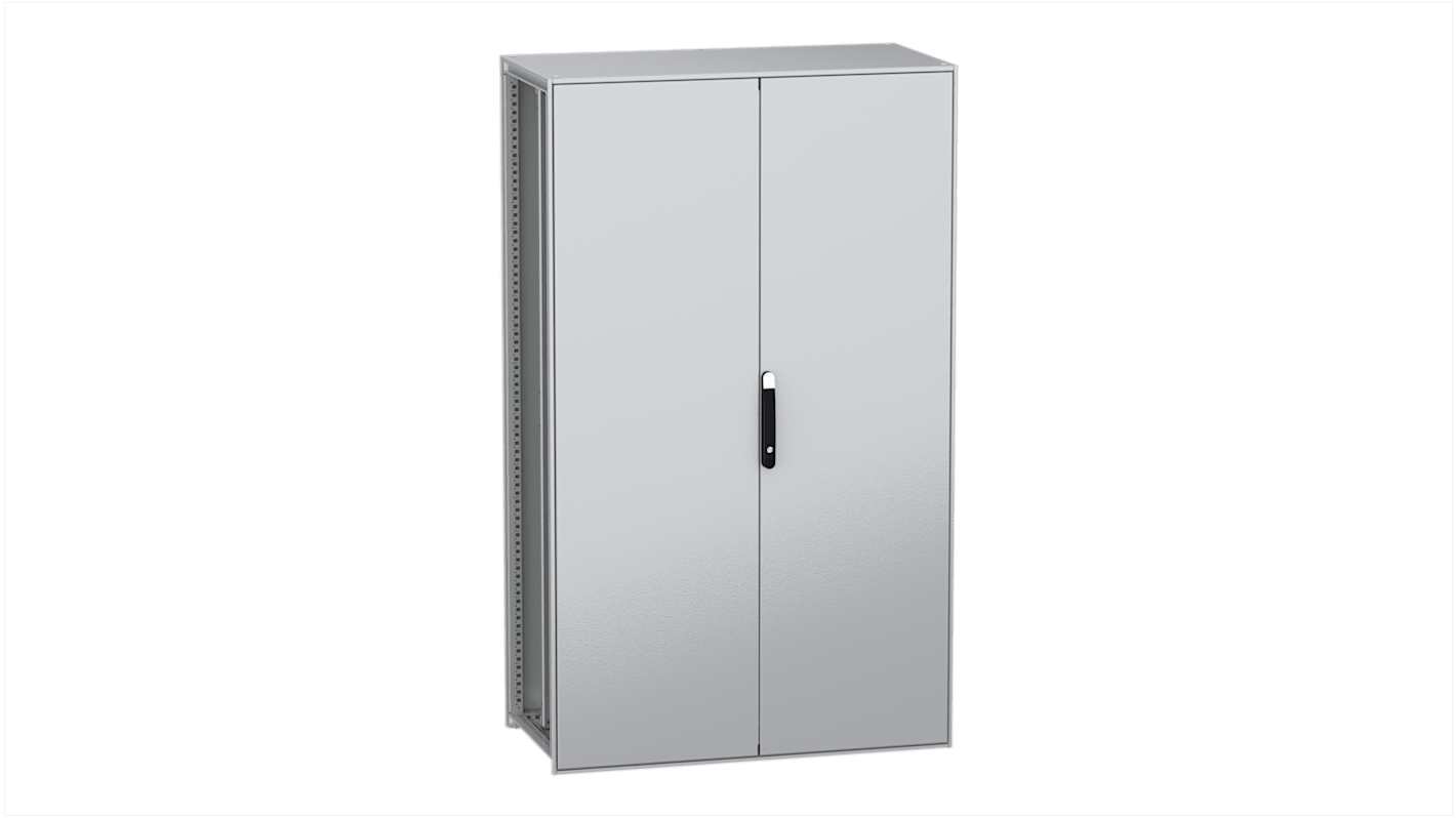 Supporto da pavimento Schneider Electric, porta doppia, in Acciaio galvanizzato, 2000 x 1200 x 600mm, IP55