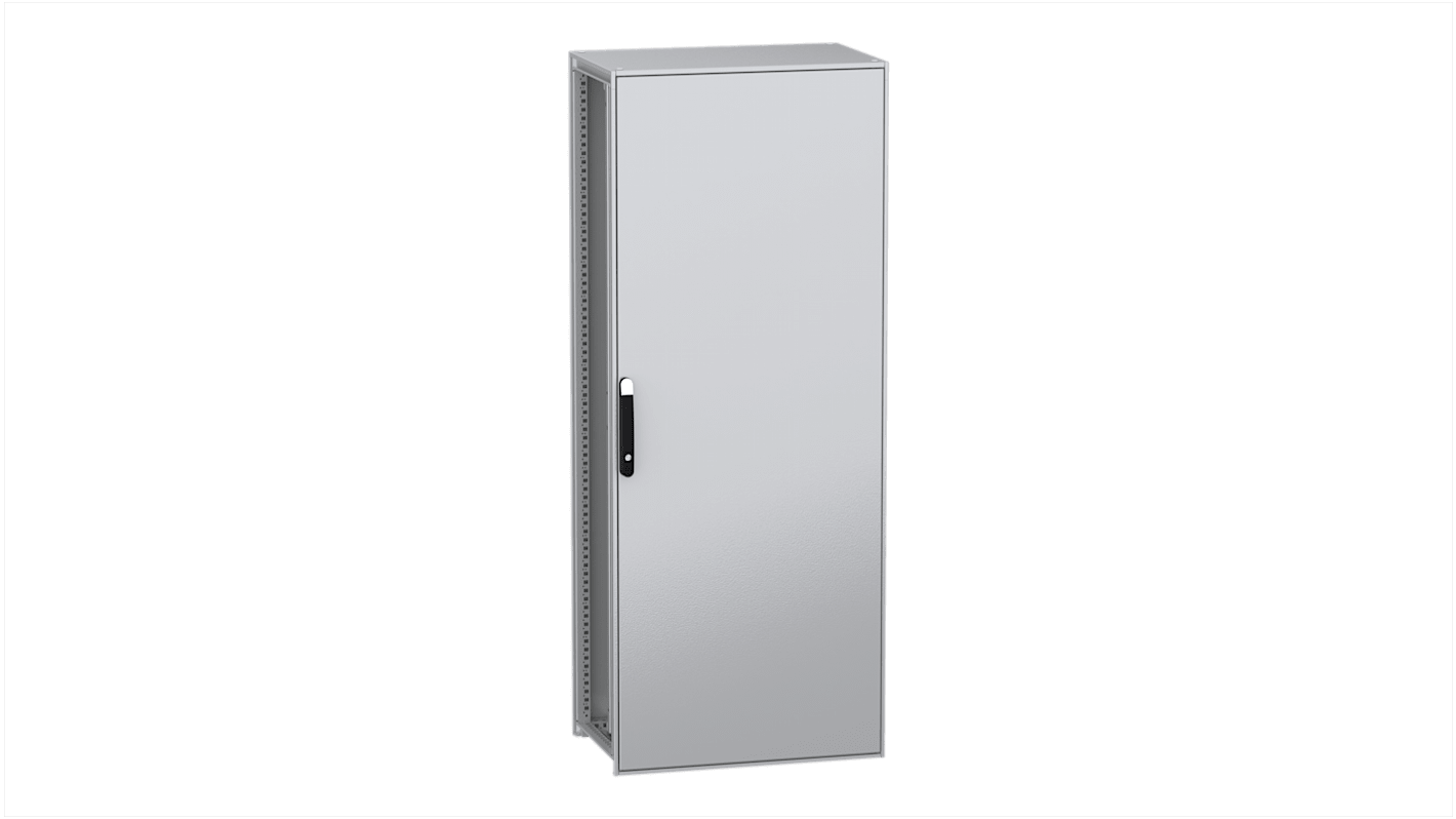 Schneider Electric PanelSeT SFN Series Galvanised Steel Single-Door-Door Floor Standing Enclosure, Plain Door Door,