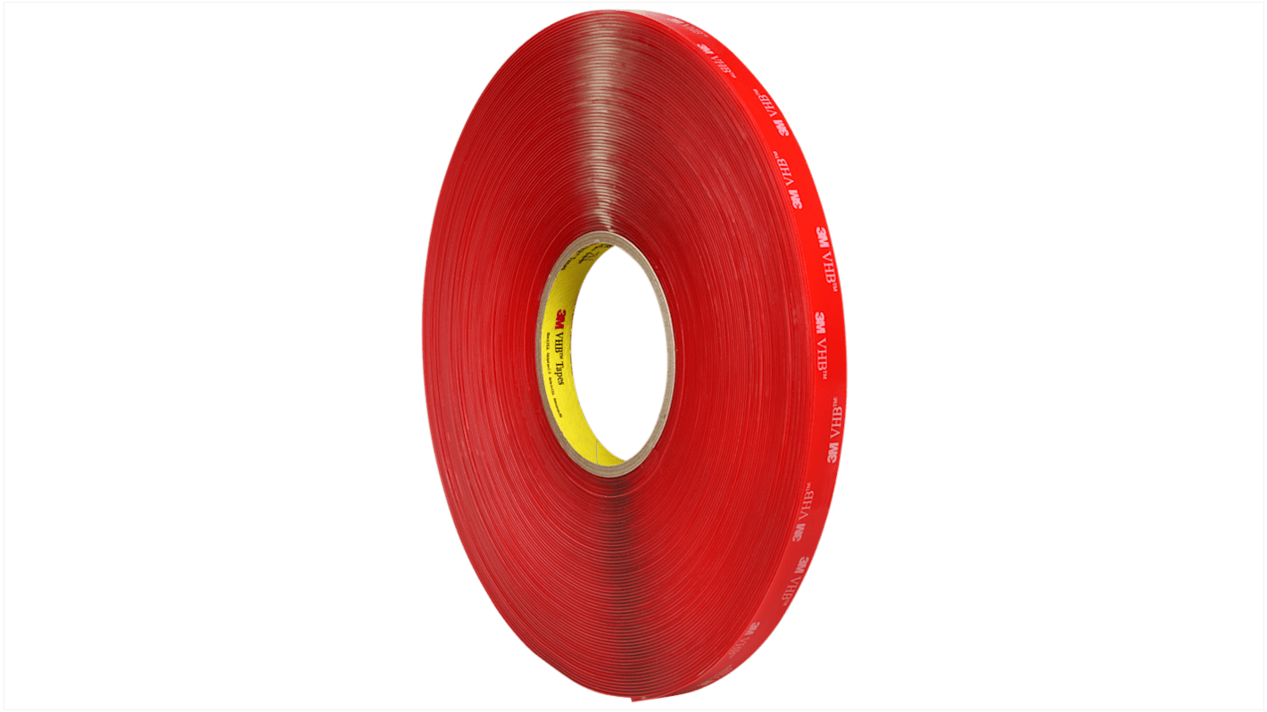 3M 4910, 700007 Clear Foam Tape, 9mm x 33m, 1mm Thick