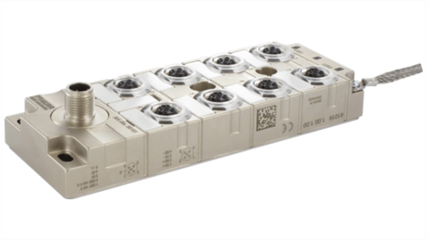 58 Series DIN Rail Mount Network Hub, 8 RJ45 Ports, 100Mbit/s Transmission, 9 → 30V dc