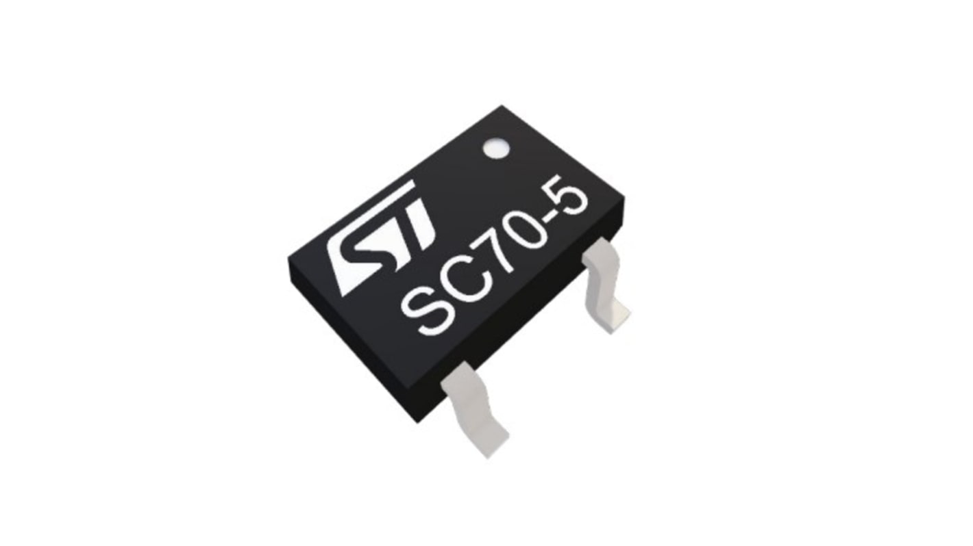 TSU111IYCT STMicroelectronics, CMOS Operational Amplifier, Op Amp, RRIO, 9kHz, 1.5 → 5.5 V, 5-Pin SOT23-5