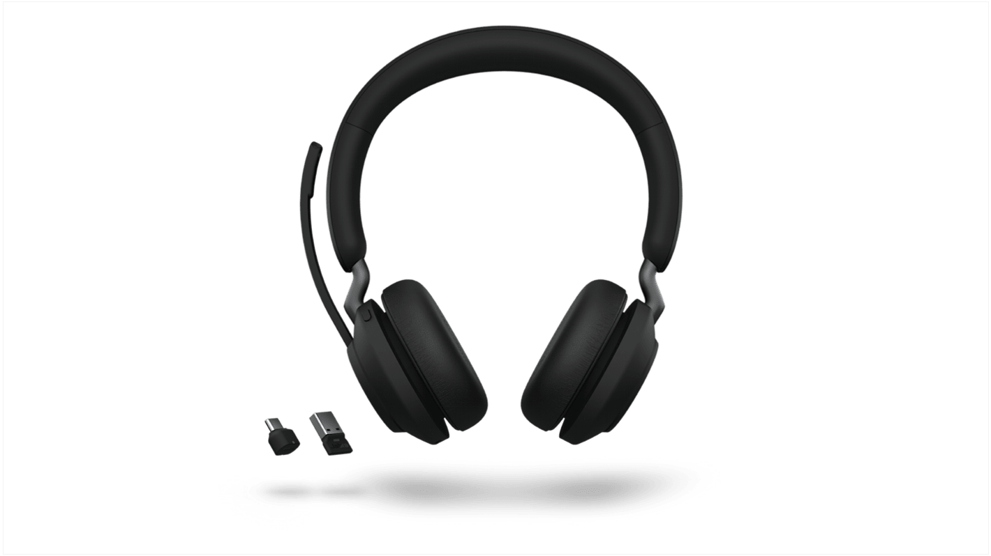 Jabra EVOLVE2 65 On-Ear-Headset Bluetooth Schwarz 117dB Wireless