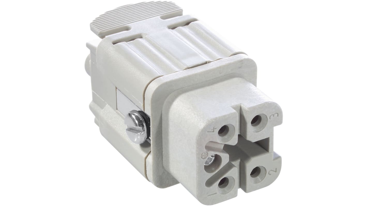Connector, 5 Way, 23A, Female, H-A 4, 400 V