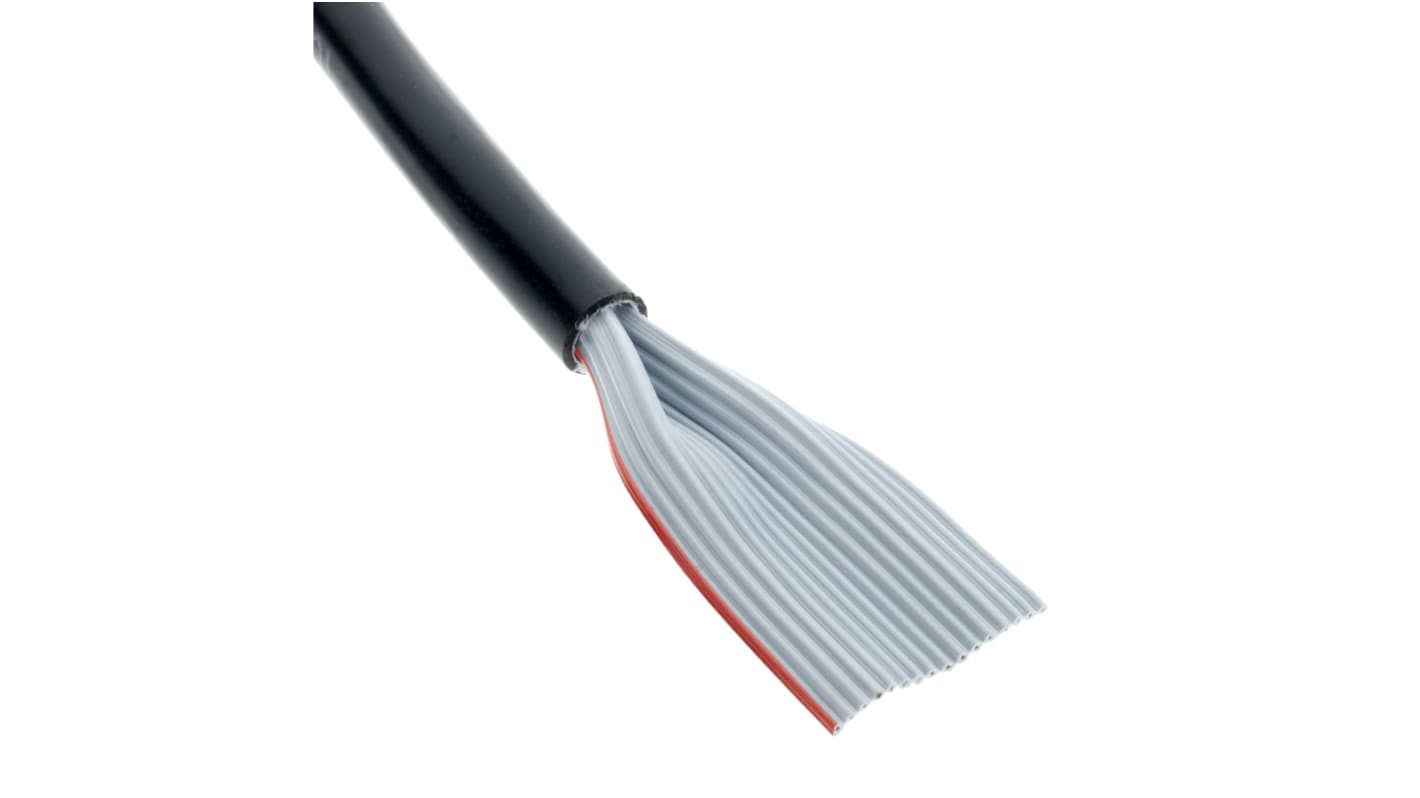 3M 3759 Series Flat Ribbon Cable, 50-Way, 0.64mm Pitch, 100ft Length