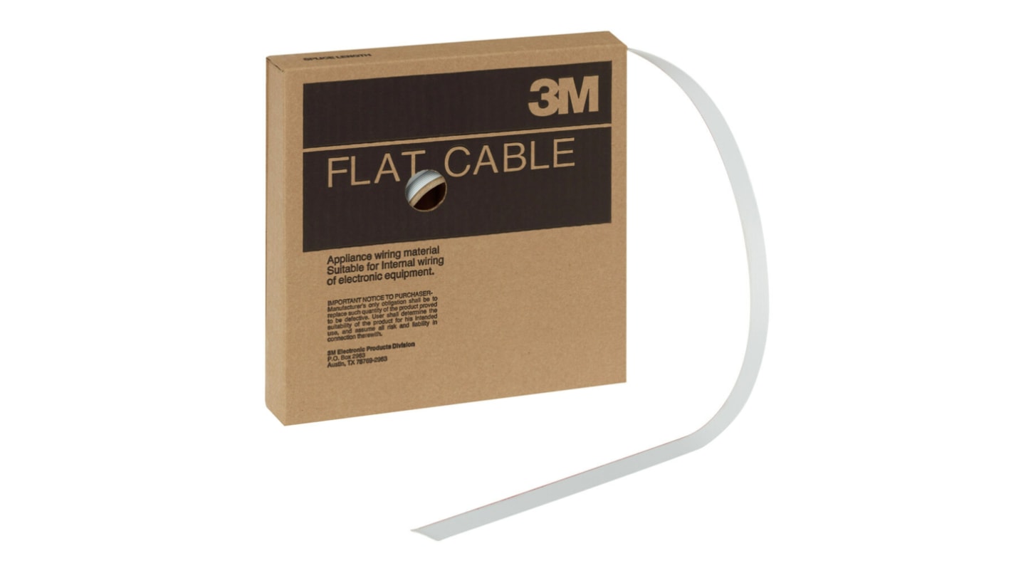 Cable plano 3M 700005 de 16 conductores, paso 1.27mm, long. 100pies