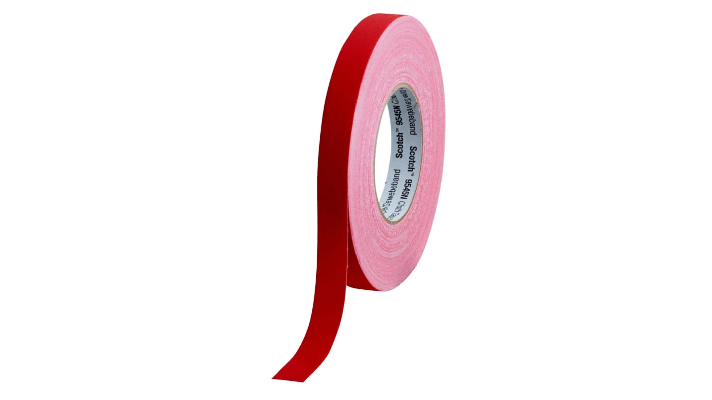 Scotch 9545N Cloth Tape, 50m x 19mm, Red