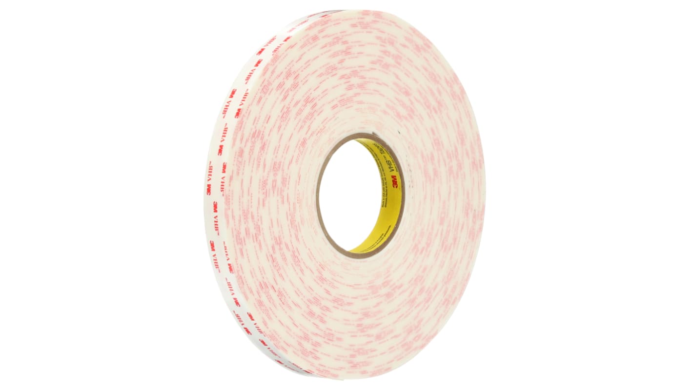 4952 P VHB, 4952 Clear Foam Tape, 19mm x 33m, 1.1mm Thick