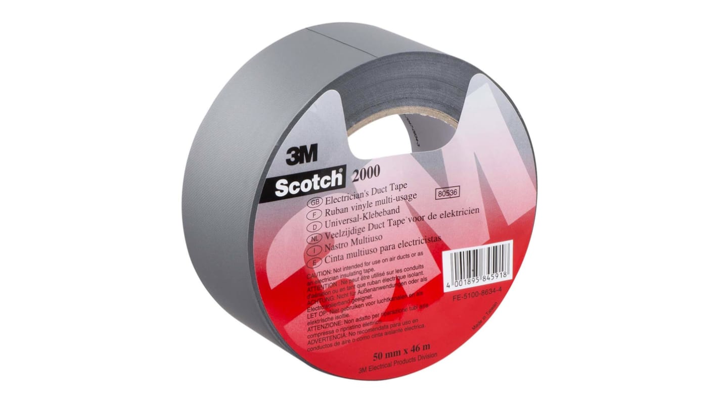 Scotch SCOTCH 2000 Duct Tape, 46m x 50mm, Grey