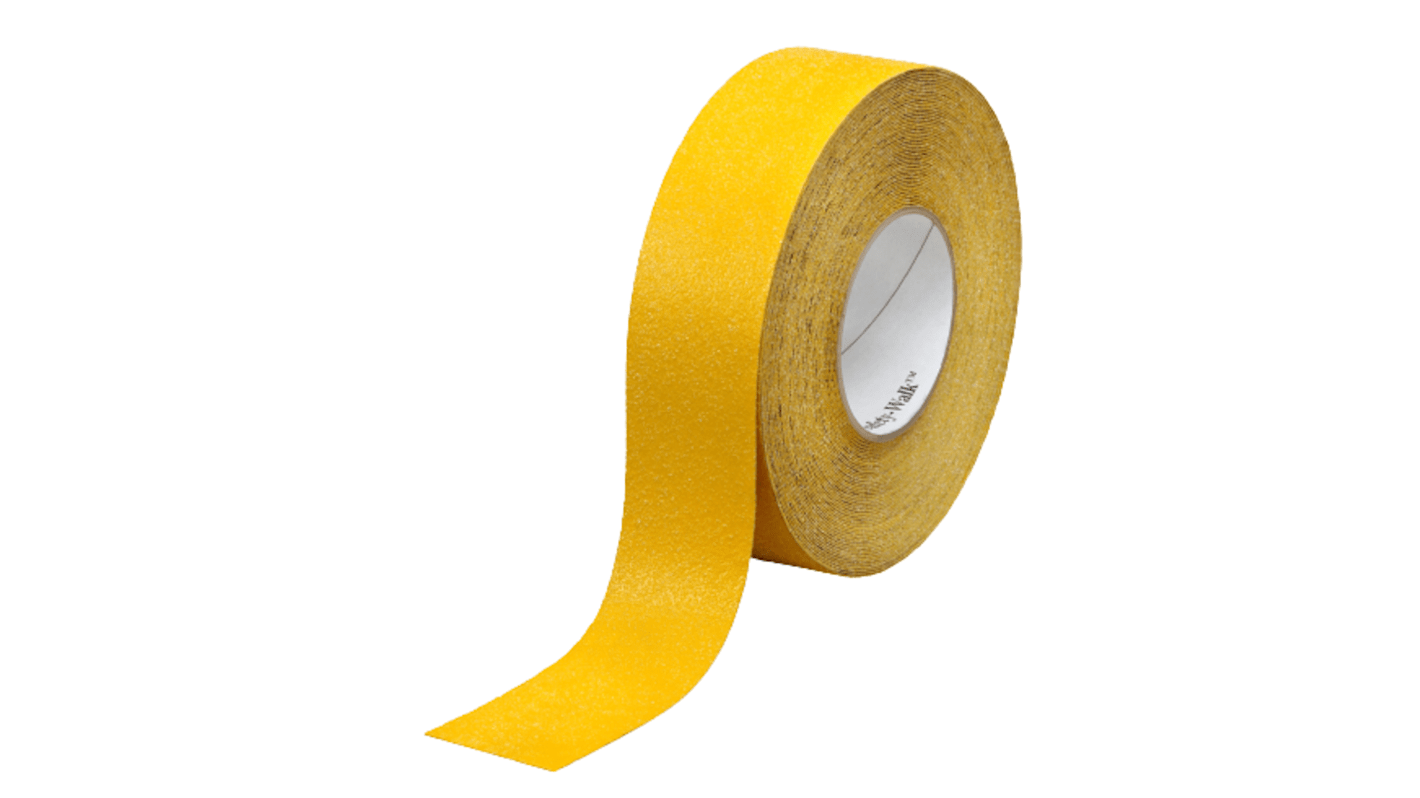 Cinta antideslizante 3M 530 SW de color Amarillo, 50.8mm x 60pies con texto: None