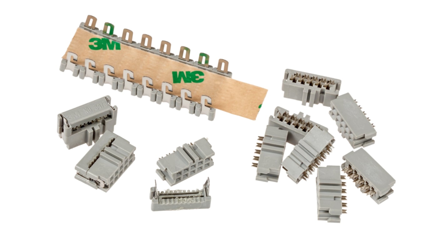 10-Way IDC Connector Socket for Free Hanging, 2-Row